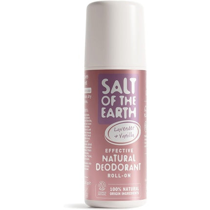 Deodorant Natural Salt Of The Earth cu Lavandă și Vanilie, 75 ml