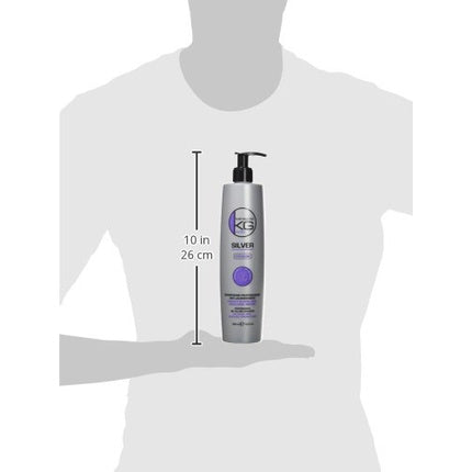 Șampon Keragold Pro, Silver, anti-ingălbenire, 2 bucăți