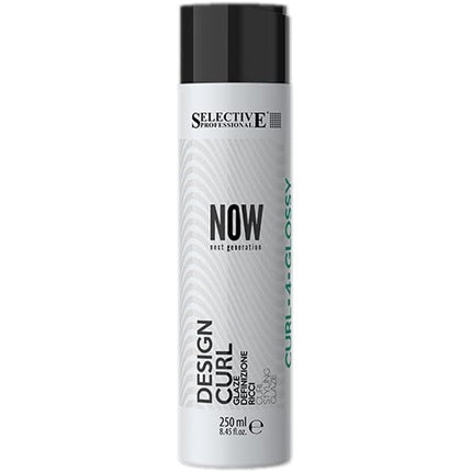 Cremă de styling pentru bucle, Selective Professional, Now Design Curl Glaze, 250 ml