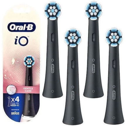 Perii de dinți electrice Oral-B iO Gentle Care, negre, set 4 buc