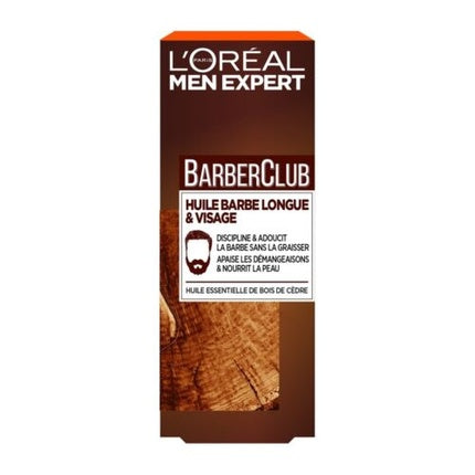 Ulei barbă, L'Oréal Paris, Barber Club, maro, 30ml