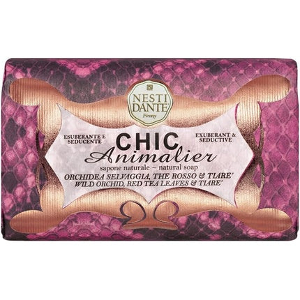 Săpun solid, Nesti Dante, Chic Animalier Rosu, 250g