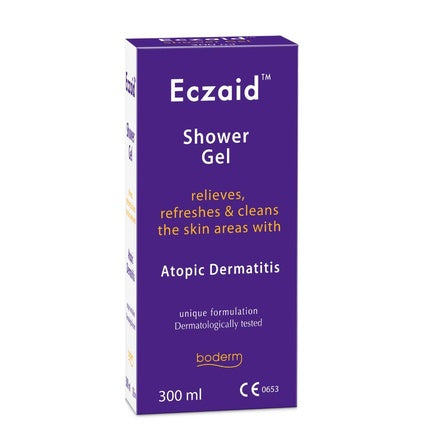 Gel de Duș Logofarma, 300ml, ambalaj alb cu etichetă violet
