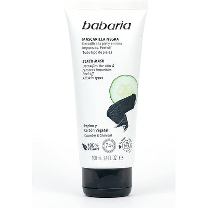 Masca facială Babaria, 100ml, negru