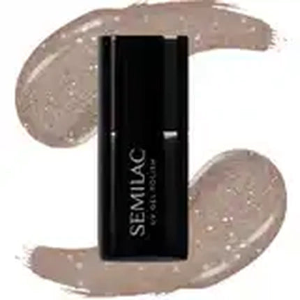 Semilac UV Nail Polish Balance, model 657, culoare bej cu sclipici, capacitate 10 ml