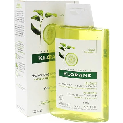Șampon Klorane, Pulpă de Lămâie, 200 ml