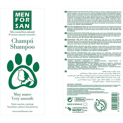 Șampon pentru pisici Menforsan Very Soft, roz, 300 g