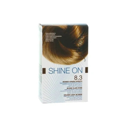 Vopsea de păr Bionike Shine On, culoare 8.3 Blond deschis auriu, 220g
