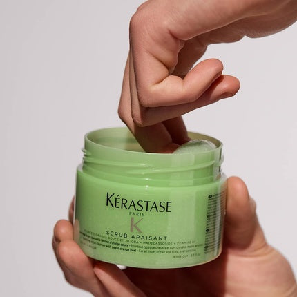 Șampon, Kérastase, Fusio Scrub Apaisant, verde