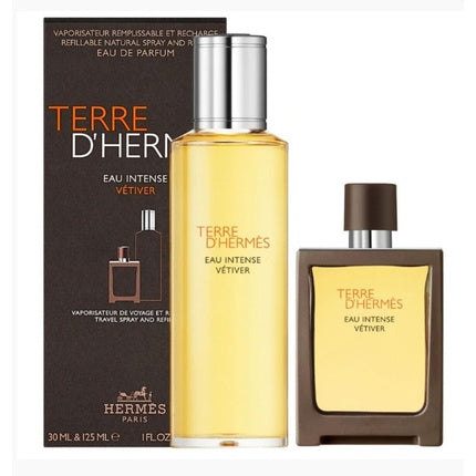 Set parfum, Hermès, Terre D'Hermes Eau Intense Vetiver, 30g