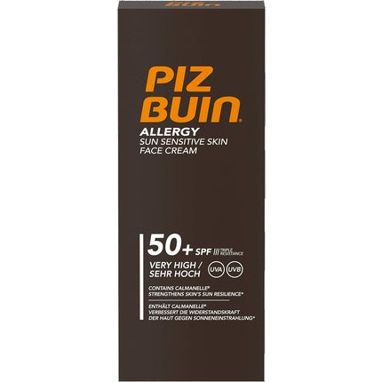 Crema de fata pentru piele sensibila SPF50, Piz Buin, 50ml