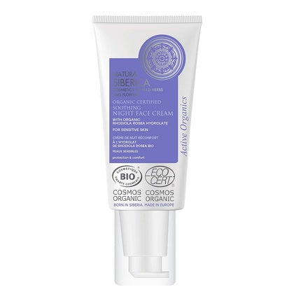 Cremă de noapte, Natura Siberica, calmantă, 50ml