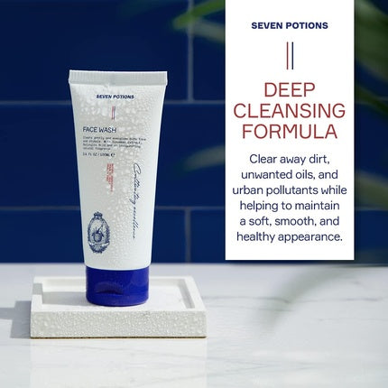 Gel de Curățare Facială Seven Potions pentru Bărbați, 100ml