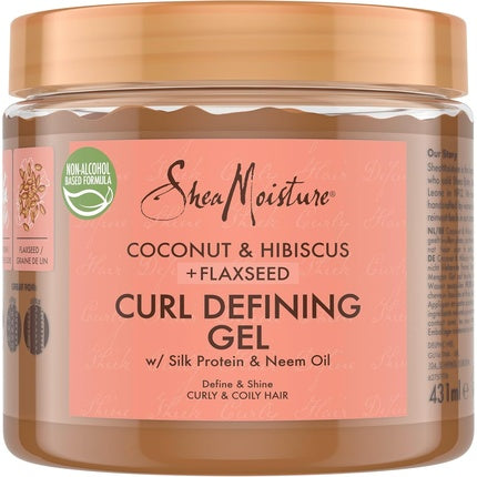 Gel de păr Shea Moisture Coconut & Hibiscus Curl Defining, 431 ml