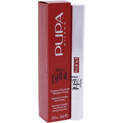 Corector iluminator, Pupa Milano, Active Light, ivory 3.8ml