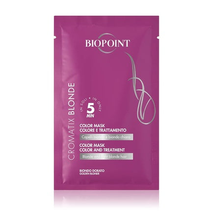 Masca Colorant Păr, Biopoint, Cromatix Blonde, auriu