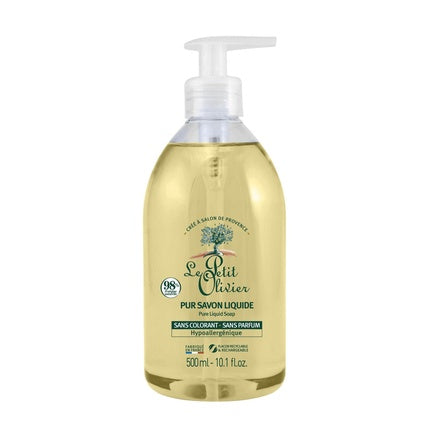 Săpun lichid pentru mâini, Le Petit Olivier, Maitre Savon Nature, 500 ml