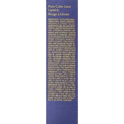 Estée Lauder Pure Color Love Lipstick, 110 Raw Sugar, ruj mat, capac metalizat