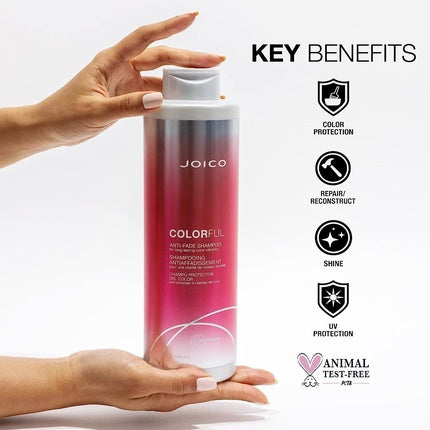 Șampon Joico Colorful Anti-Fade, 1l, roz