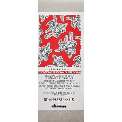 Loțiune energizantă pentru păr, Davines, NT Energizing, 100ml, ambalaj alb