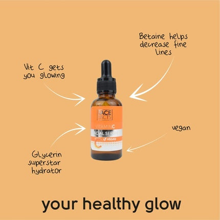 Serum Facial Vitamin C, Face Facts, Brightening Hydrating, 30ml