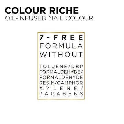 Lac de unghii L'Oréal Paris Color Riche Oil B13 Bisous, roșu, 13.5ml