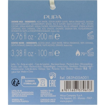 Set cadou, Pupa Milano, Let's Bloom Daisy Field, albastru