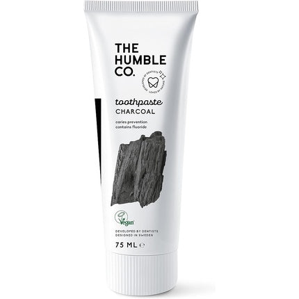 Pastă de dinți, The Humble Brush, Fluor, Cărbune, 75ml