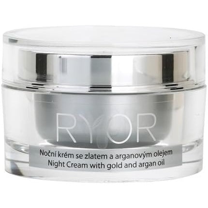 Cremă de noapte Ryor cu Aur și Ulei de Argan, 150 ml