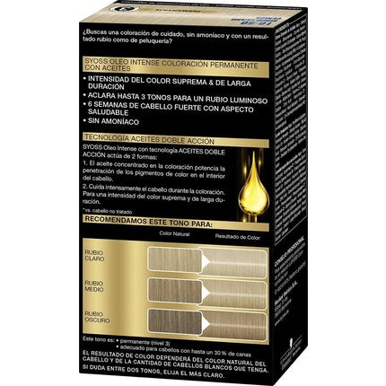 Vopsea de par, Syoss, Oleo Intense, blond cenusiu deschis