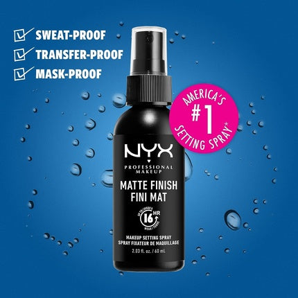 Spray de Fixare, NYX, Long Lasting Matte Finish, 60ml
