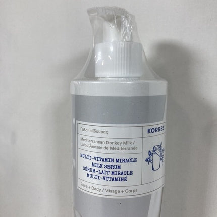 Ser vitaminic, Korres, Miracle Milk, alb, 400 ml