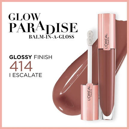 Gloss de buze L'Oreal 414 I Escalate, maro, 7ml