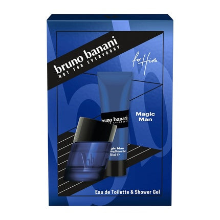 Parfum Bruno Banani Magic Man, Eau de Toilette 30ml, Gel de duș 50ml