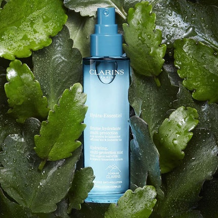 Spray hidratant Clarins Hydra-Essentiel Mist Radiance Boosting, Multi-Hydrating Complex