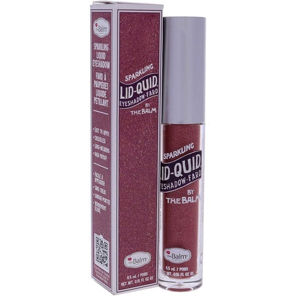 Ruj lichid pentru ochi, The Balm, Lid-Quid Sparkling Liquid Eyeshadow, culoare roz cu sclipici