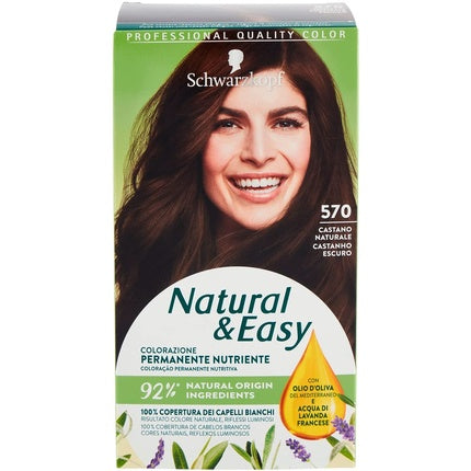 Vopsea de păr, Natural&Easy, Natural Brown, nuanța 570