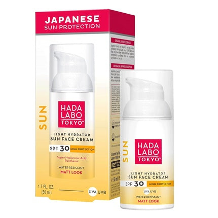 Cremă facială cu SPF 30, Hada Labo Tokyo, Light Hydrator Sun Face Cream, 50ml