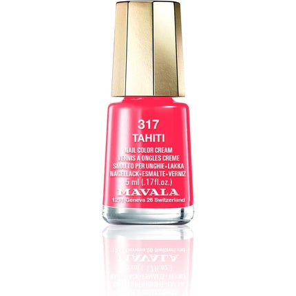 Vernis pentru unghii Mavala Mini Nail Colour Cream 317 Tahiti, 5ml, Culoare roz vibrant