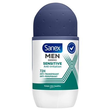 Deodorant roll-on Sanex Men Dermo Sensitive, antiperspirant, pentru bărbați, piele sensibilă, 50 ml