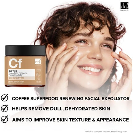 Exfoliant facial, Dr Botanicals, Coffee, 60ml