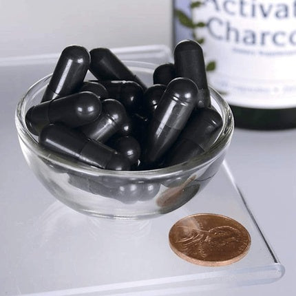 Supliment alimentar Swanson Activated Charcoal, 120 capsule, 260 mg