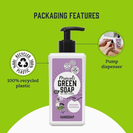 Săpun lichid, Marcel's Green Soap, Lavender Rosemary, 250ml