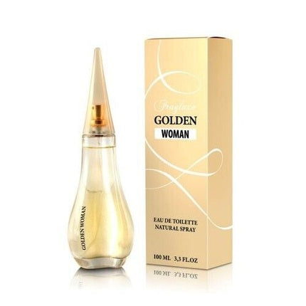 Eau de Toilette New Brand Perfumes France Golden Woman 100ml