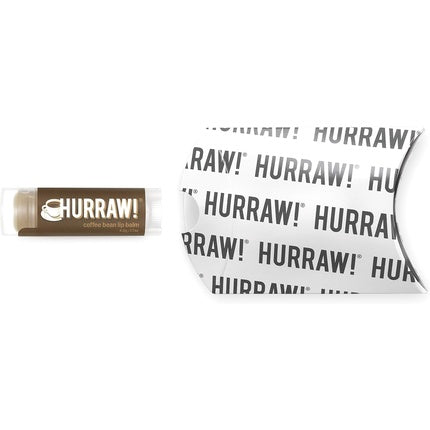 Balsam de buze Hurraw Coffee Bean - Organic, Vegan, Cruelty-Free, Gluten-Free