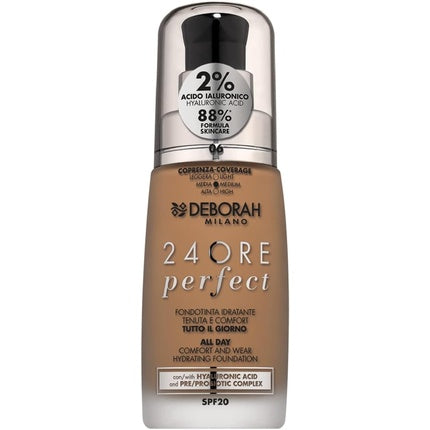 Fond de ten lichid, Deborah, 24 Hours SPF 20, 30ml Caramel