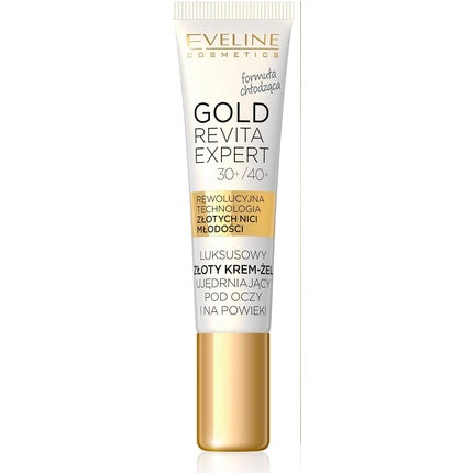 Cremă gel ochi, Eveline Cosmetics, Gold Revita Expert, 15ml