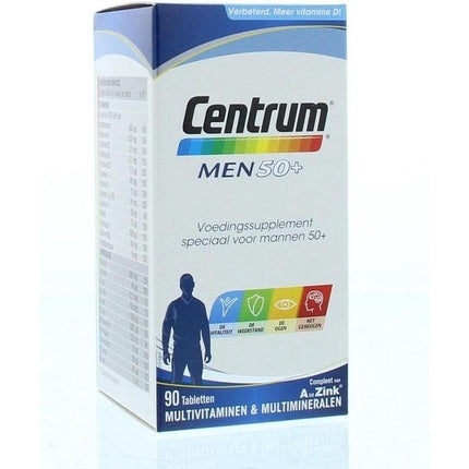 Supliment alimentar Centrum Men 50 Plus, multivitamine și minerale, 90 tablete