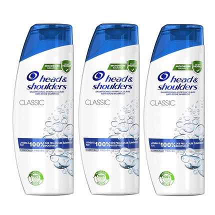 Șampon Head & Shoulders Classic 3x500ml Alb