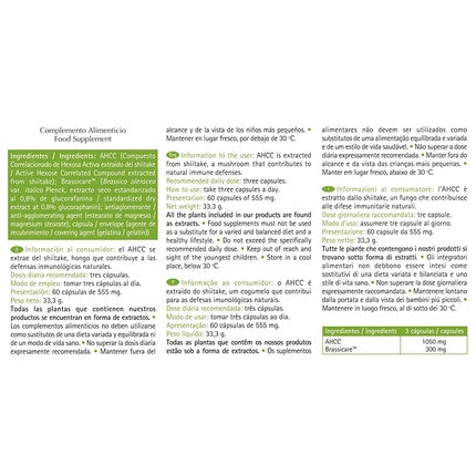 Supliment alimentar, Tegor, Ahcc Brocolsan, 60 capsule